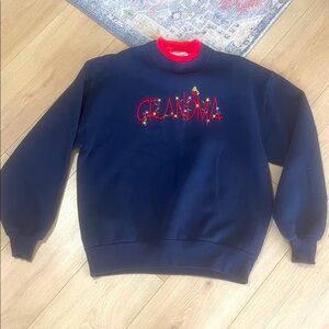 Vintage Grandma' size Large woman's cotton Sweater